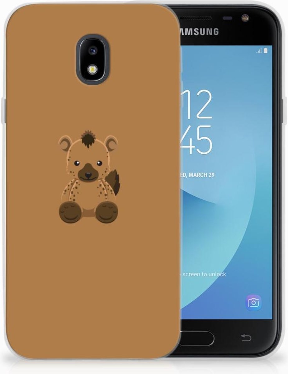Samsung Galaxy J3 2017 Telefoonhoesje met Naam Baby Hyena