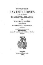 Las Valencianas Lamentaciones Y El Tratado de la Partida del Anima