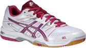 Asics Gel-Rocket 7 Sportschoenen - Maat 40.5 - Vrouwen - wit/roze