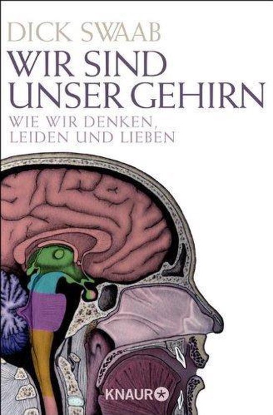 Boek 'Wir sind unser Gehirn' met een illustratie van een menselijk brein.