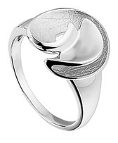 The Jewelry Collection Ring Gescratcht - Zilver