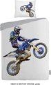 foto van iSeng Motor Cross - Dekbedovertrek - Eenpersoons - 140x200/220 cm + 1 kussensloop 60x70 cm - White