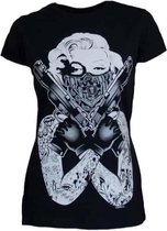 Marilyn Monroe Gangsta Guns Dames T-shirt XXL