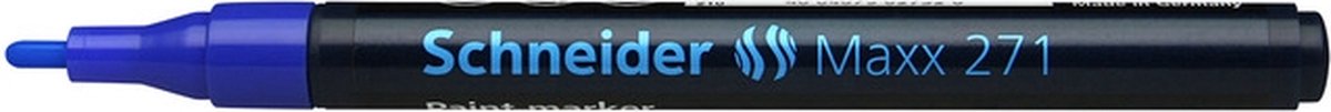 lakmarker Schneider Maxx 271 1-2 mm blauw doos met 10 stuks