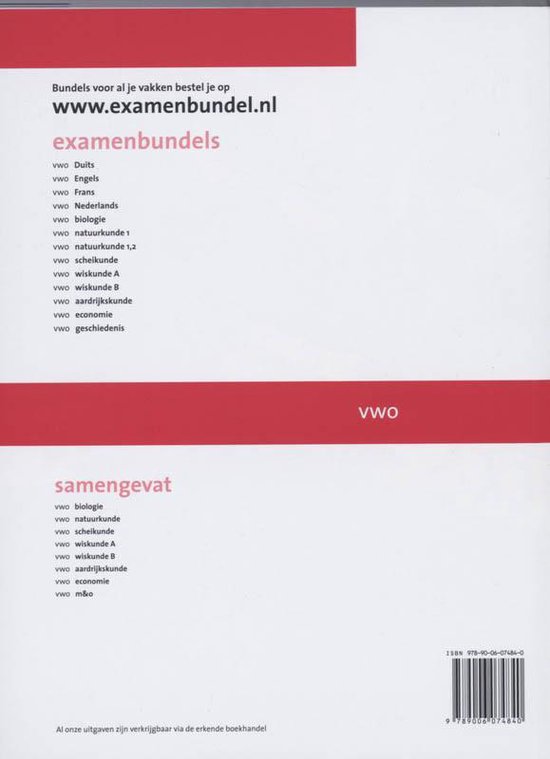 Examenbundel Vwo Duits 9789006074840 R.G. Russchen Boeken