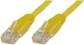 Microconnect CAT5E UTP 3m netwerkkabel U/UTP (UTP) Geel