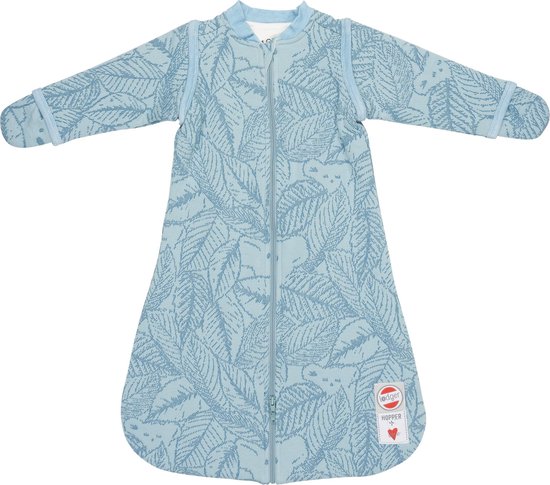 Lodger Baby slaapzak - Hopper BotAnimal - Blauw - Lange mouw - 50/62