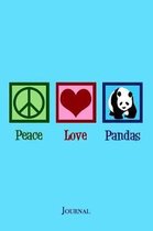 Peace Love Pandas Journal