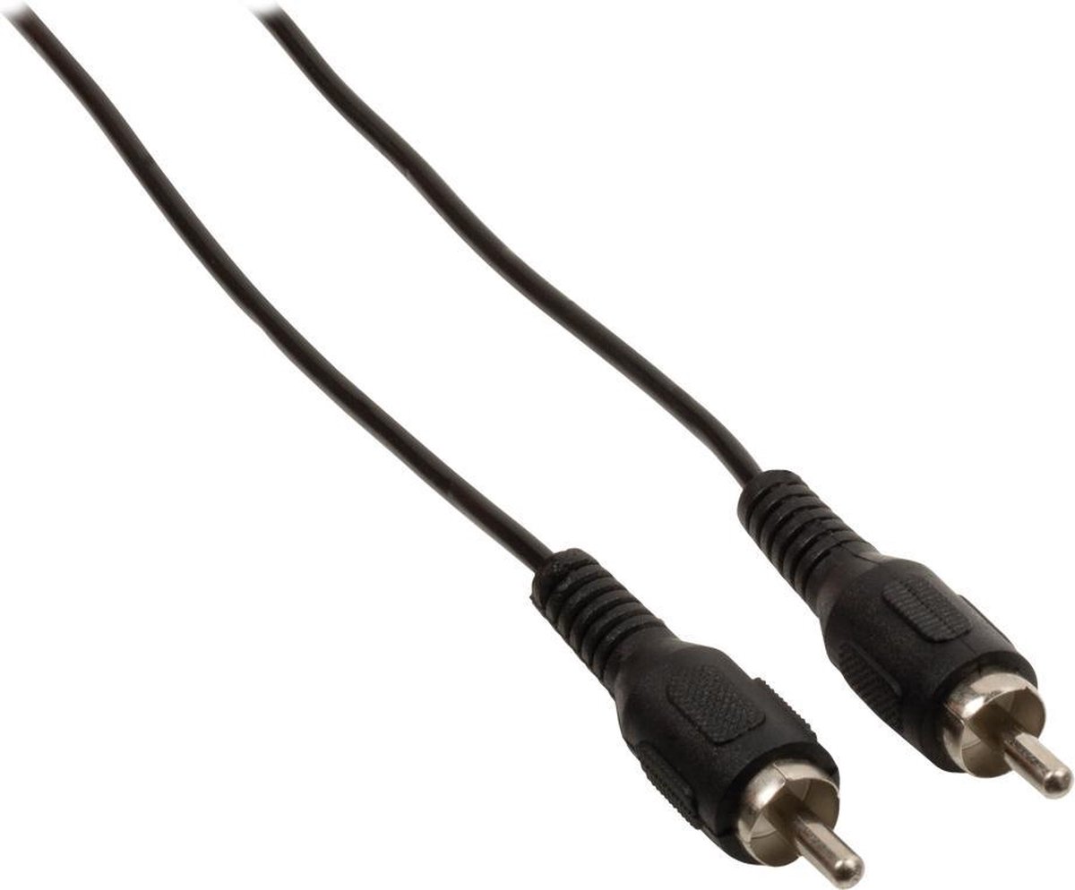 Subwooferkabel RCA Male - RCA Male 5.00 m Zwart