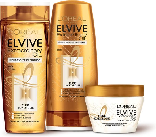 Loréal Paris Elvive Extraordinary Oil Conditioner 6 X 200ml Fijne Kokosolie