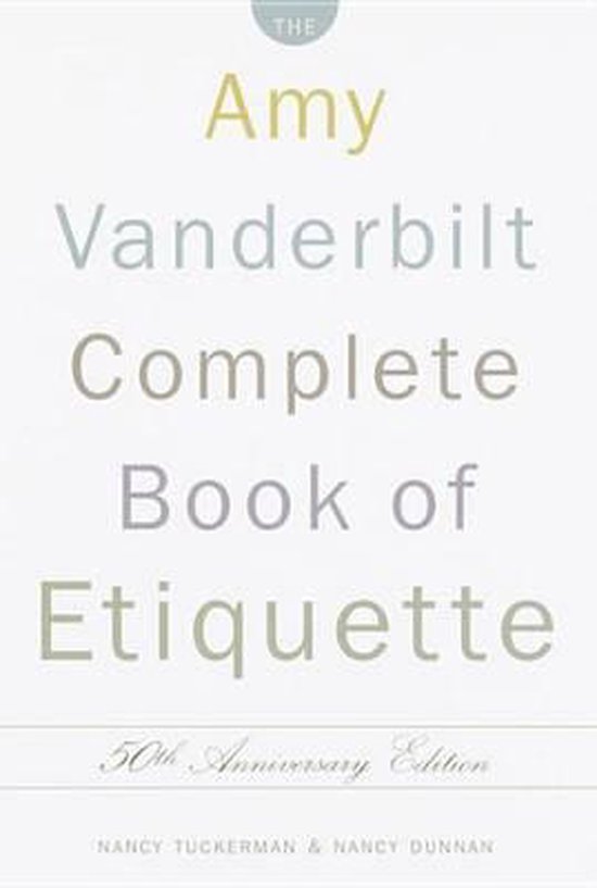 The Amy Vanderbilt Complete Book of Etiquette - cover