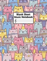 Blank Sheet Music Notebook