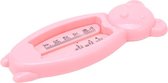 Badthermometer - Thermometer voor in bad - Kinder en baby thermometer - Roze beertje