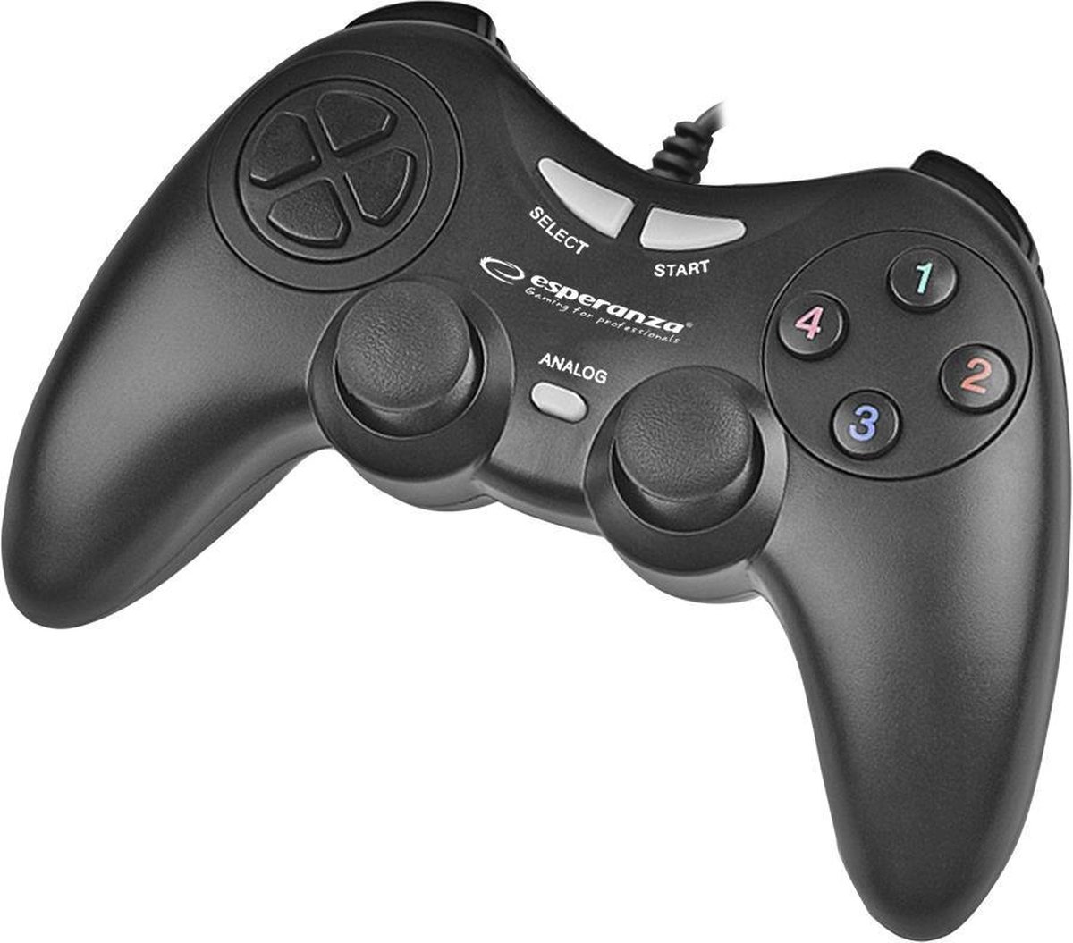 bol.com | PC Controller Fighter - Zwart