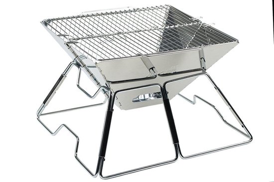 Acecamp Houtskoolbarbecue Draagbaar 34 X 36 X 22 Cm Zilver van Acecamp — afbeelding 4