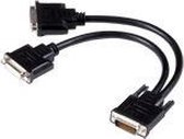 Matrox CAB-L60-2XDF tussenstuk voor kabels 1x LFH60 2x DVI-I Zwart