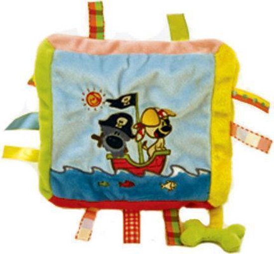 Knuffeldoek van 'Mickey' - wit / grijs - 12.00