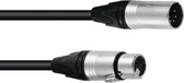 SOMMER CABLE DMX kabel XLR 5pin 3m bk Neutrik