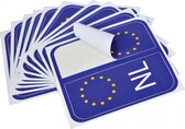 NL/EU nummerplaatsticker (10vel x 2)