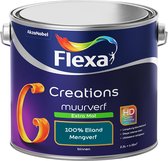 Flexa Creations - Muurverf Extra Mat - 100% Eiland - Mengkleuren Collectie- 2,5 Liter