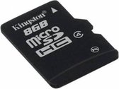 Kingston Technology 8 GB MicroSDHC Class 4 Card flashgeheugen Single Pack w/o Adapter