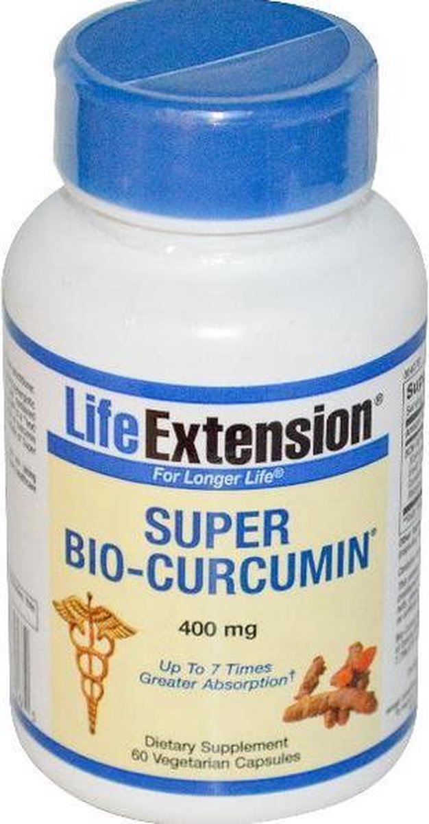 Super BIO-curcumine 400 mg (60 Veggie Caps) - Life Extension