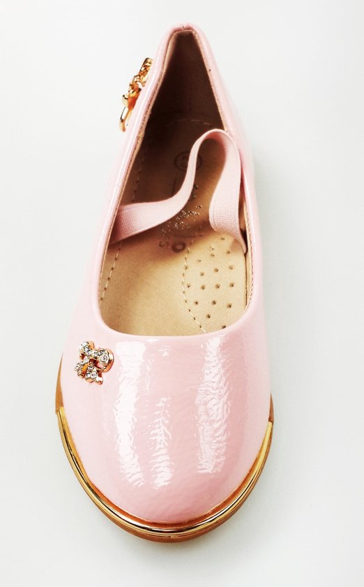 Meisjesschoen - Ballerina's - lak - roze - maat 32 | bol.com