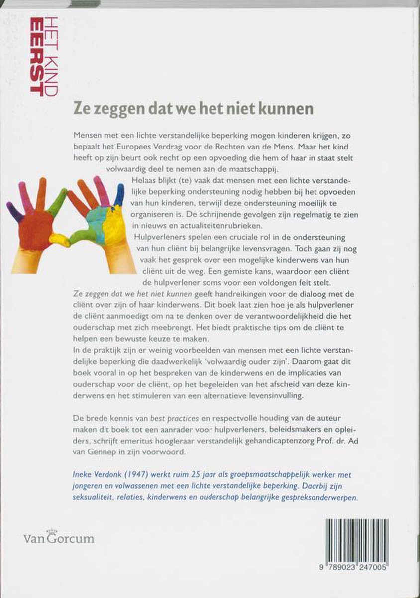 Bol Com Ze Zeggen Dat We Het Niet Kunnen 9789023247005 Ineke Verdonk Boeken