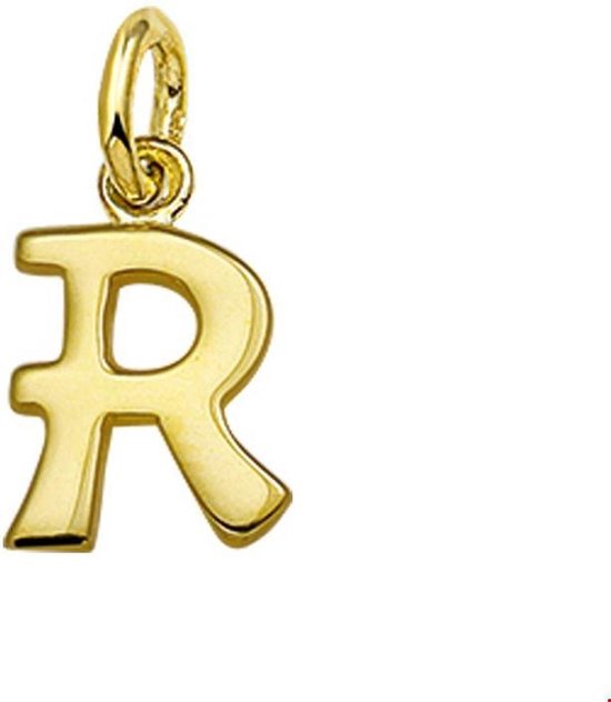 Foto: Huiscollectie bedel letter r goud