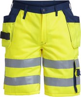 FE Engel Korte Broek EN 20471 6502-770 - Geel/Marine 3806 - 48