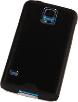 Aluminium Metal Hardcase Samsung Galaxy Grand Prime G530 Zwart - Back Cover Case Bumper Hoesje
