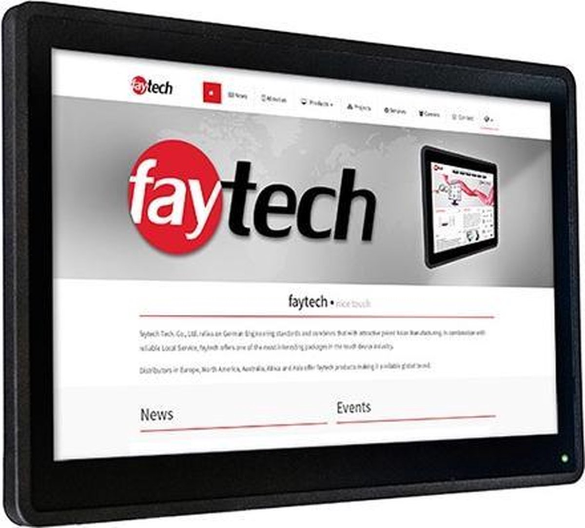 Faytech 1010502311 Touchscreen monitor IP65 - 39.6 cm (15.6 inch) - 1920 x 1080 - 16:9 - 15 ms - HDMI, D