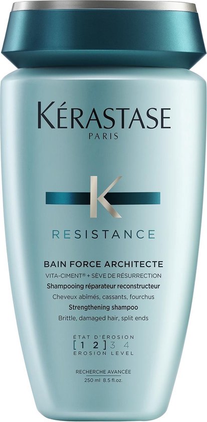 Kérastase Résistance Bain Force Architecte – Shampoo voor beschadigd haar – 250ml