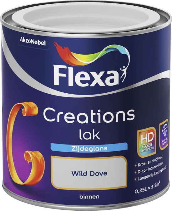 Flexa Creations - Lak Zijdeglans - Wild Dove  - 250 ml
