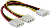 Cablexpert Molex 4p Y-kabel - 0,15 meter