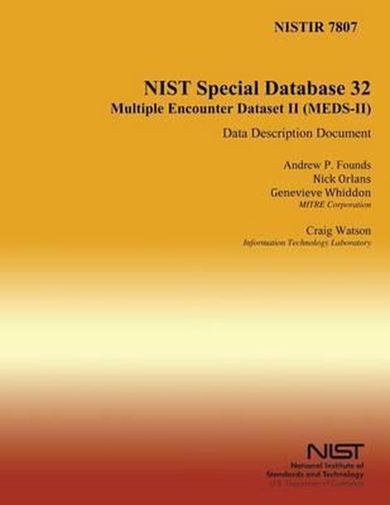Multiple Encounter Dataset (Deceased Persons) MEDS-II - cover