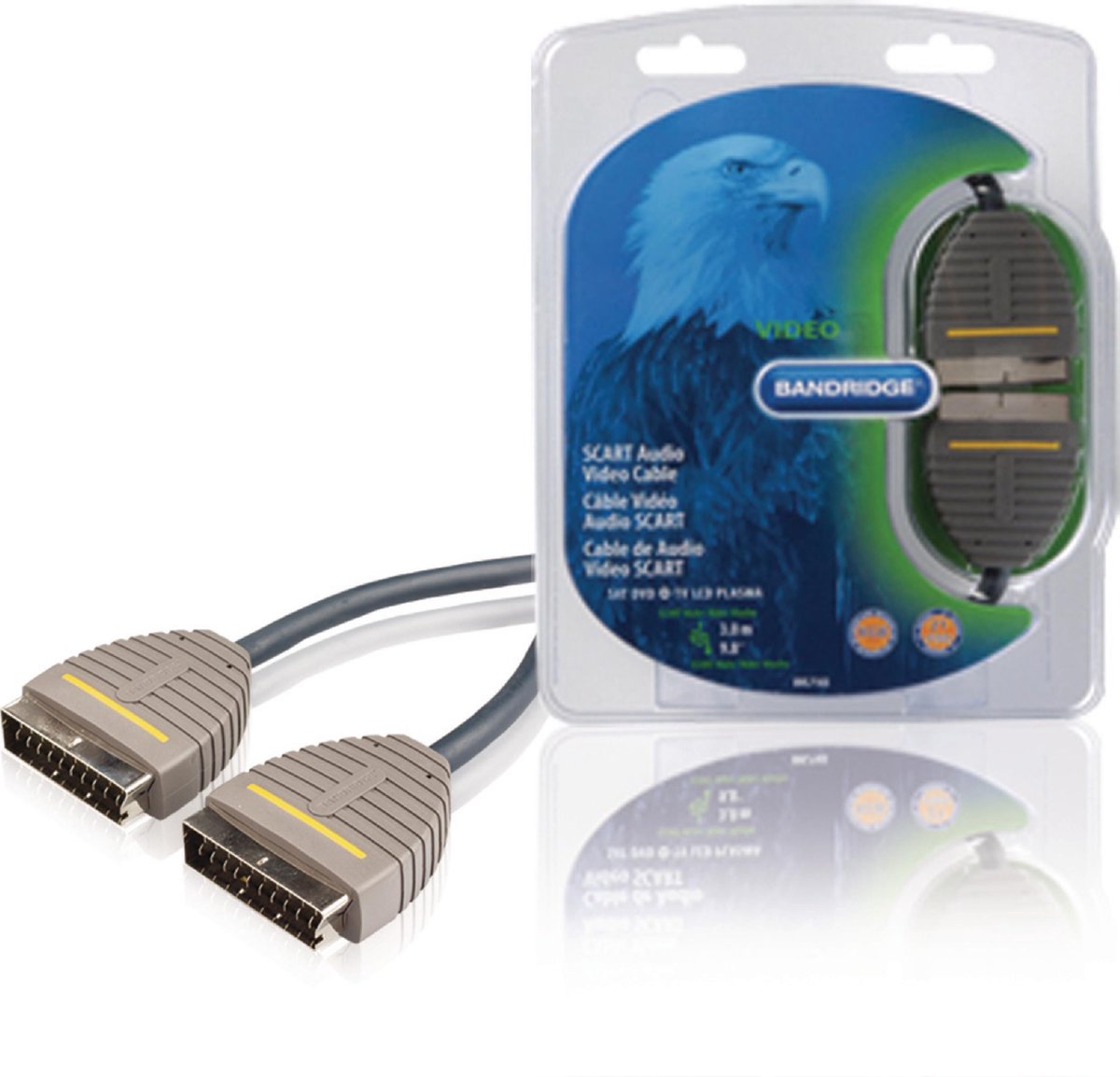 Bandridge BVL7103 Scart Audio/Video kabel - 3 meter