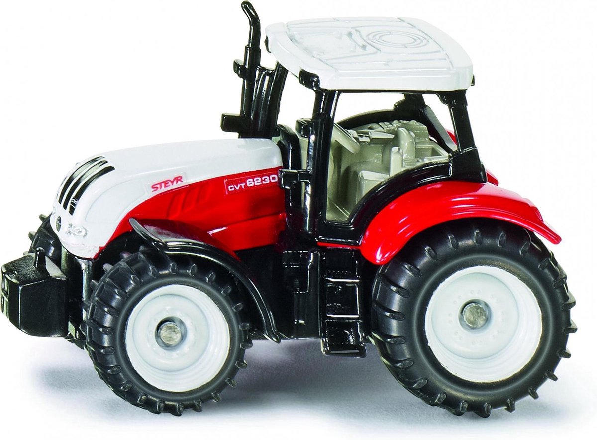 Siku Steyr Cvt 6230 Tractor Rood/wit (1382) | bol