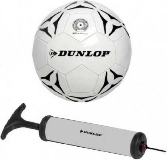 Schrijft een rapport afbetalen Drastisch Ballen pomp met bal | Voetbal | Dunlop | voetballen | ballenpompen |  ballenpomp | pompen | | bol.com