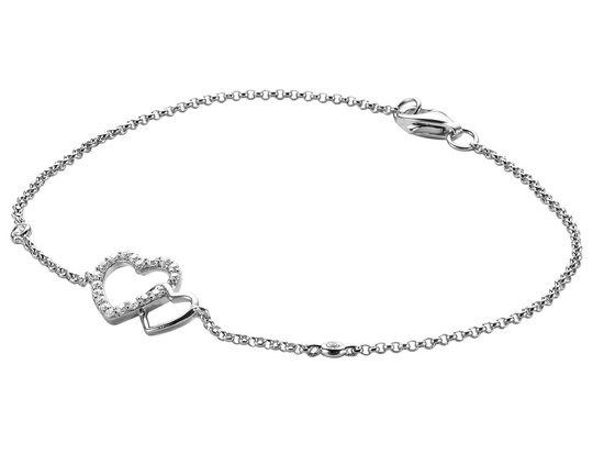 Orphelia Bracelet 18.5Cm Zirconium Zilver 925 ZA-7053