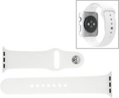 My-icover.nl Siliconen bandje - bandje geschikt voor Apple Watch Series 1/2/3 (42mm) - wit