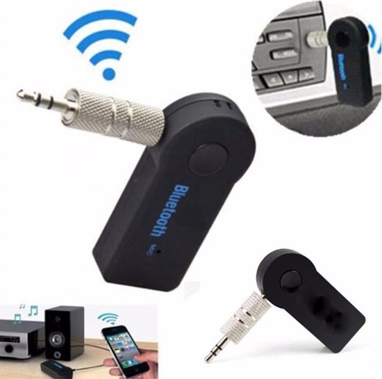GadgetBay AUX Wireless Bluetooth Hands-free Muziek Ontvanger handsfree carkit audio receiver - GadgetBay