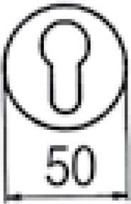 Entra Cylindre rosace alun. noir 50 mm rond par paire