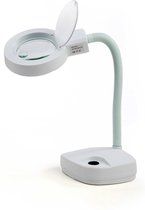 90mm Verstelbare Loupe Lamp met LED verlichting (Wit)