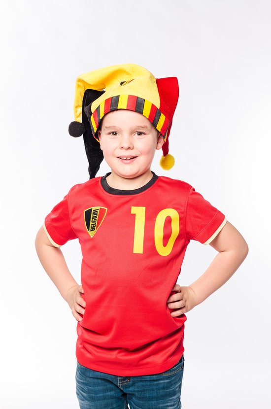 België Clownshoed Wk Football Acryl Geel/rood/zwart One-size | bol.com