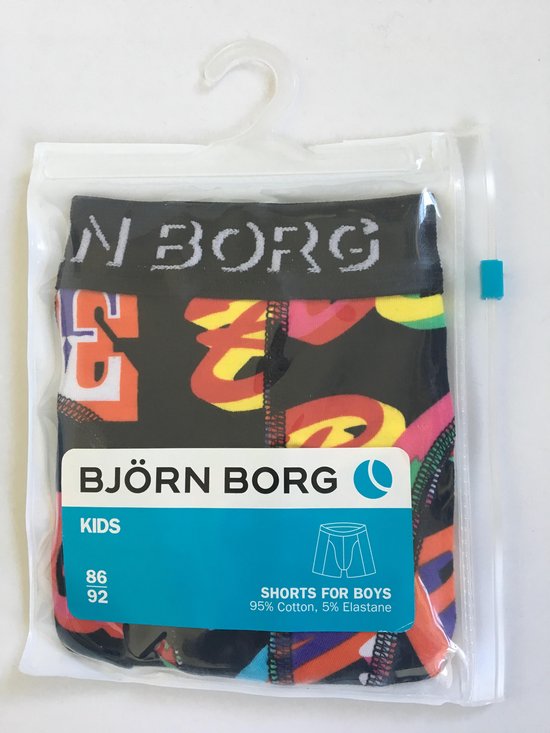 Spookachtig Arab Maak het zwaar Björn Borg - Kinderboxershort - Letter - 86/92 - 1/2j | bol.com