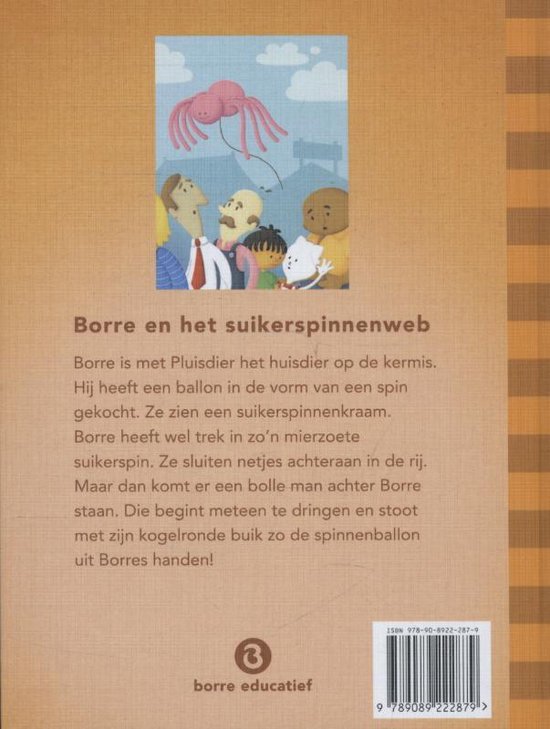 Bol Com De Gestreepte Boekjes Borre En Het Suikerspinnenweb Jeroen Aalbers