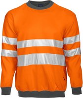 Projob 6101 Sweatshirt Oranje/Grijs maat M