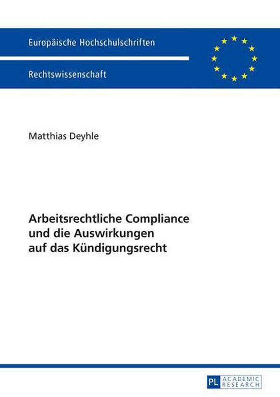 Europaeische Hochschulschriften Recht 5694 - Arbeitsrechtlic ... - cover