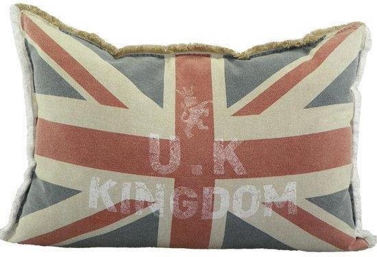 Mars & More Vintage Union Jack Sierkussen - 35x45 cm Engeland Engelse vlag  | bol.com